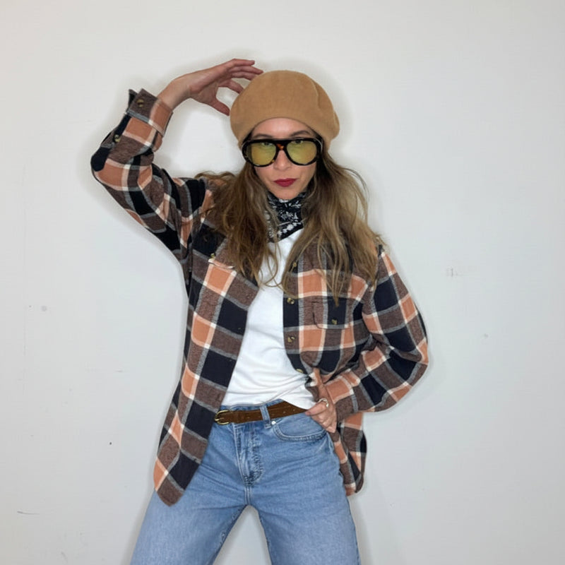משקפי שמש DONNA Vintage Jumbo UV400 במסגרת Tortoise