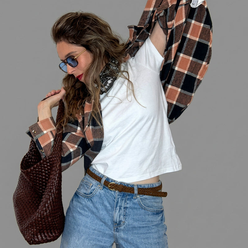משקפי שמש ELARA Delicate Aviator UV400 במסגרת דקה