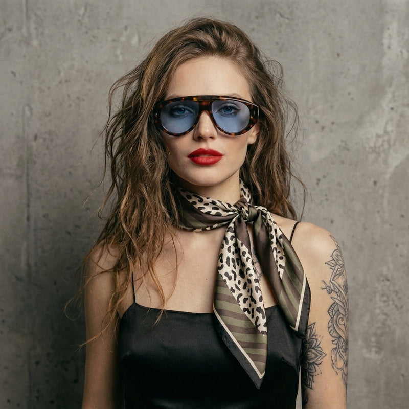 משקפי שמש JANIS Soho Aviator UV400 במסגרת ג׳מבו
