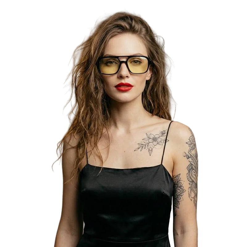משקפי שמש ELARA Delicate Aviator UV400 במסגרת דקה