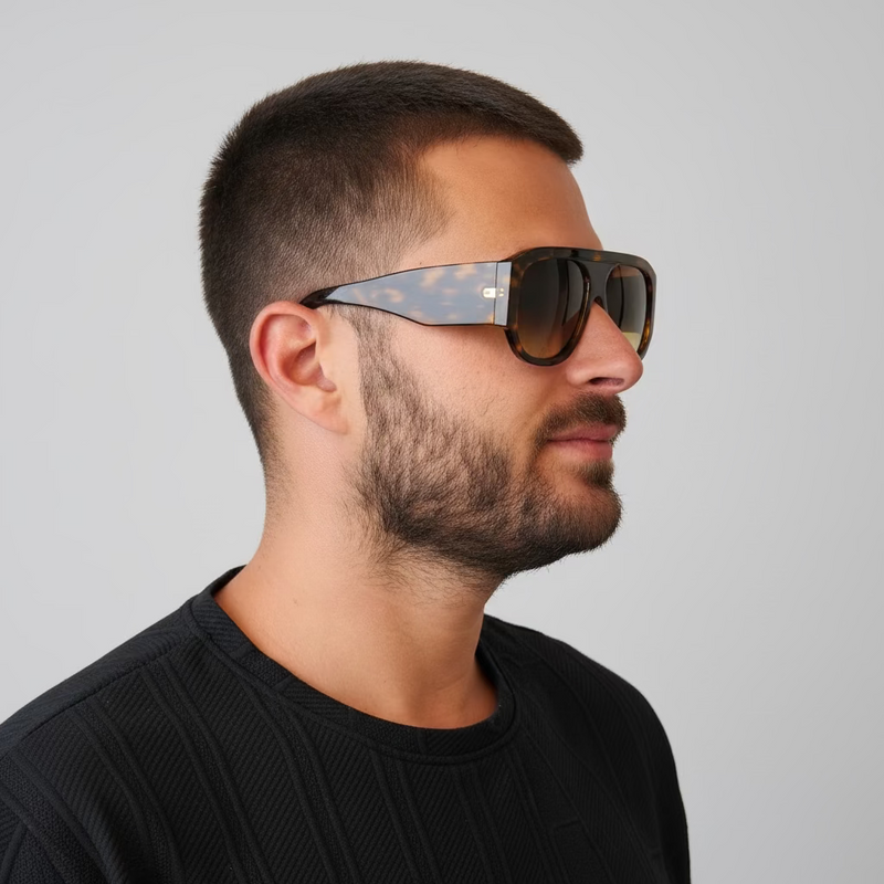 משקפי שמש יוניסקס CHRISTIE Retro-Pilot UV400 — הנועזות של העונה