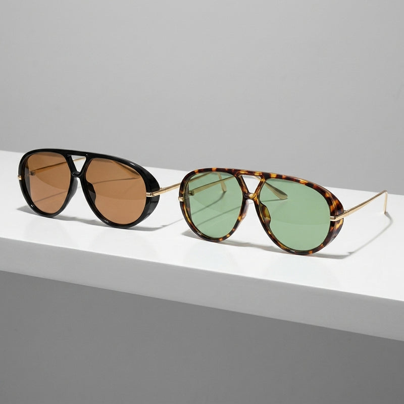 משקפי שמש LOLA Vintage Aviator UV400 — 36 גרם של נוכחות