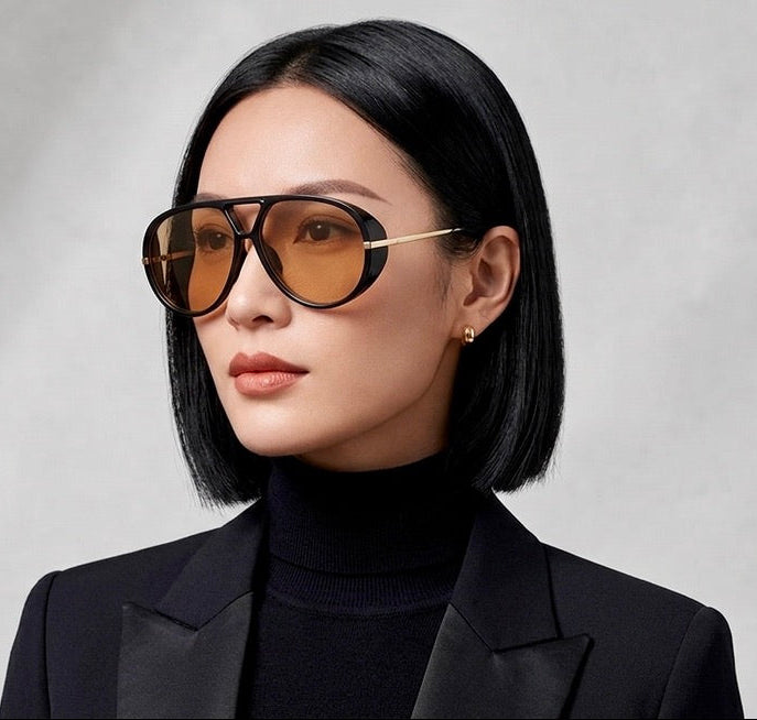 משקפי שמש LOLA Vintage Aviator UV400 — 36 גרם של נוכחות