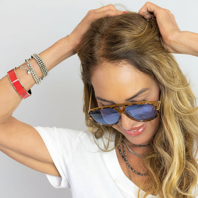 משקפי שמש LOLA Vintage Aviator UV400 · OfeelE — תצוגה 7