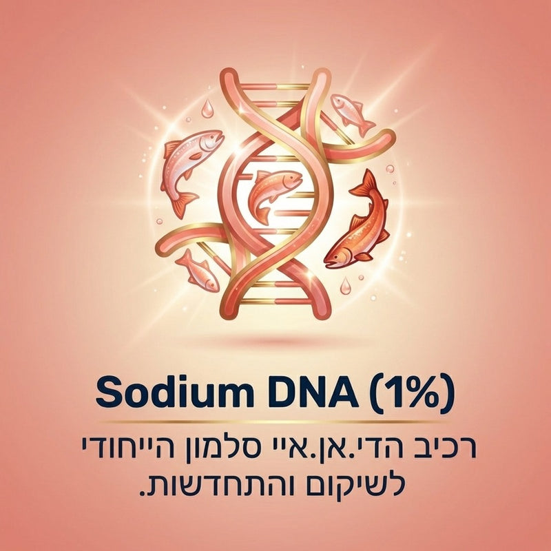 סרום OE/ Salmon DNA Peptide של OFEEL Beauty — 1% PDRN וקומפלקס 5 פפטידים