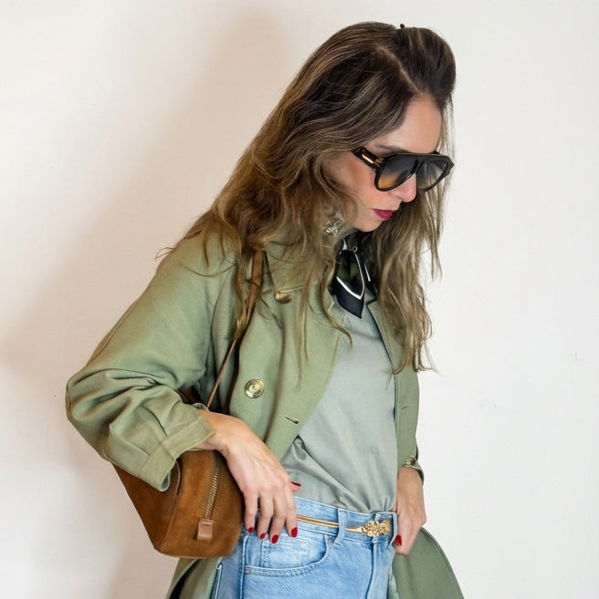 צעיף סאטן Safari Luxe — הפרא האלגנטי