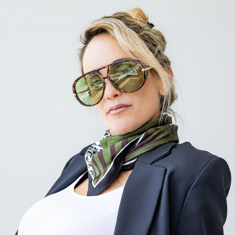 משקפי שמש LOLA Vintage Aviator UV400 · OfeelE — תצוגה 3