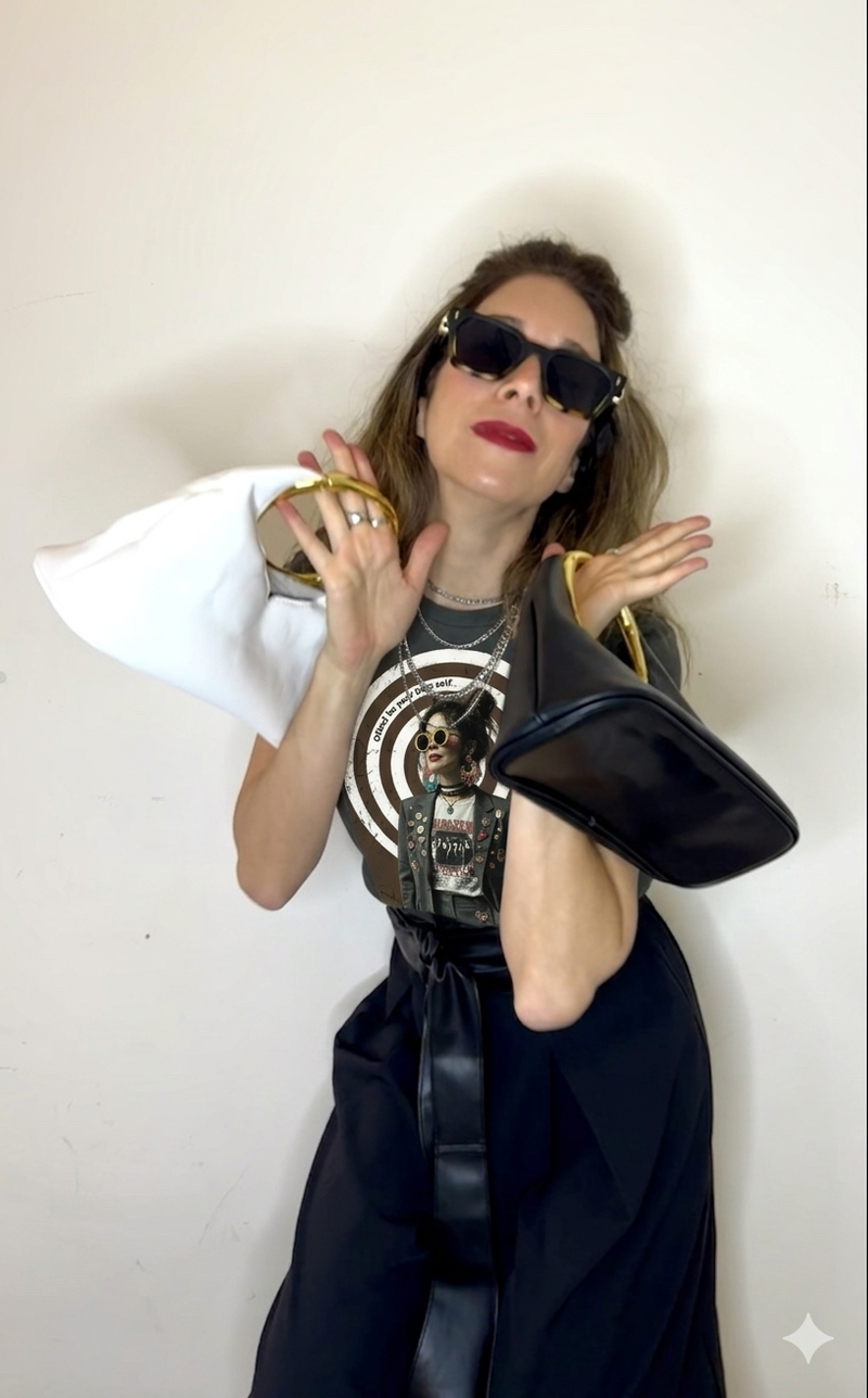 חולצת MIU — הדפס אמנותי רוקנרול מקורי של OFEEL על כותנה