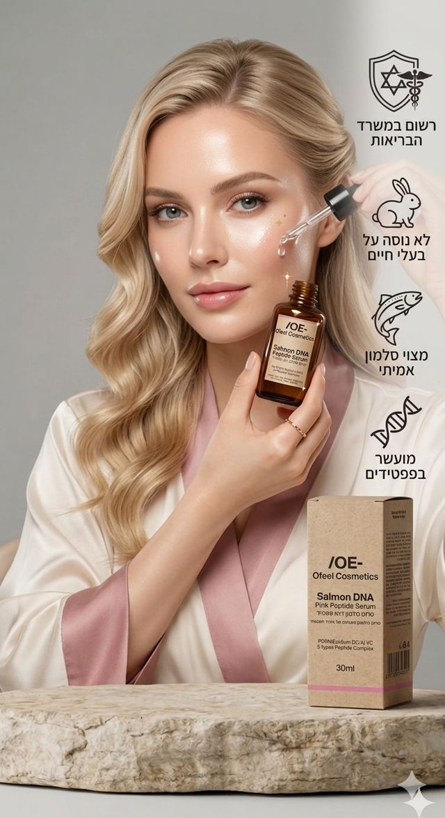 סרום OE/ Salmon DNA Peptide של OFEEL Beauty — 1% PDRN וקומפלקס 5 פפטידים