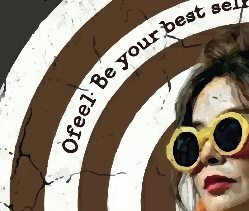 חולצת MIU — הדפס אמנותי רוקנרול מקורי של OFEEL על כותנה