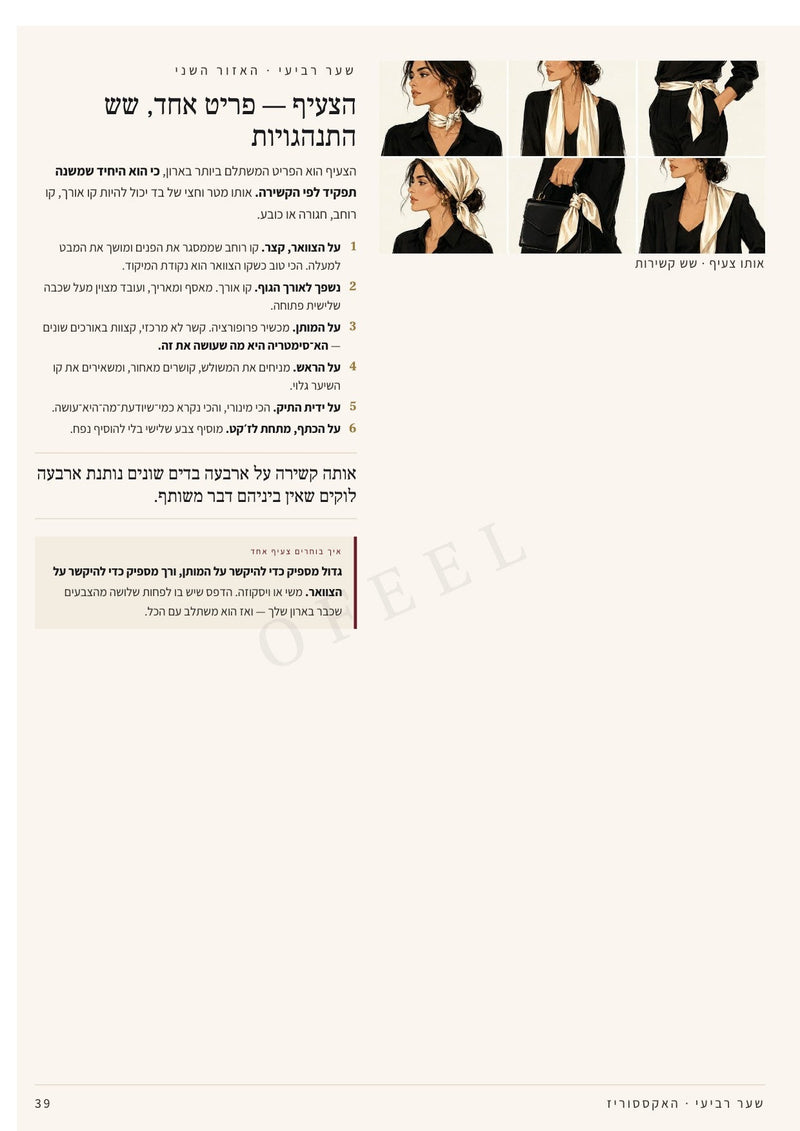 STYLE CODE — עמוד מתוך המדריך